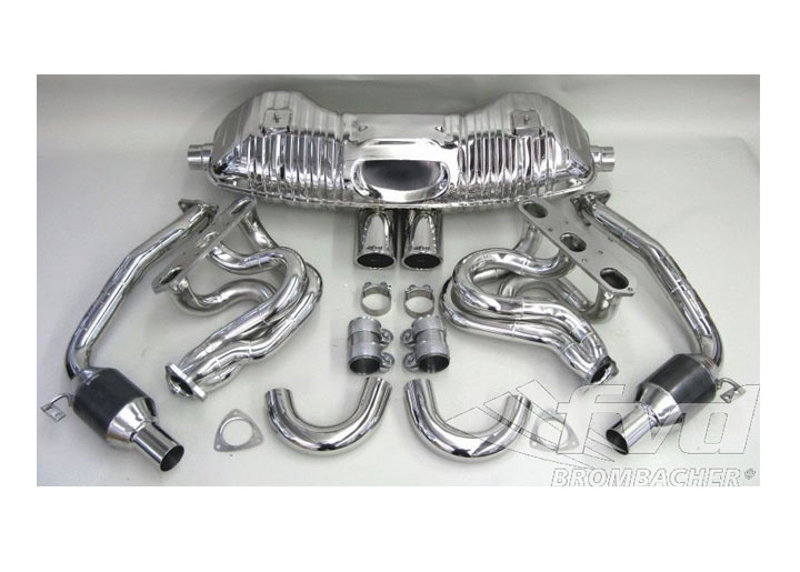 Exhaust System Brombacher 986/s -04 (sound Version), 200 Cell C...