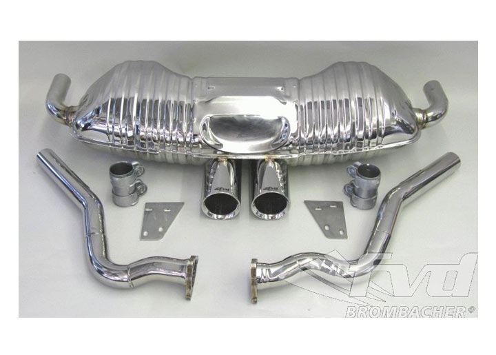 Sport Muffler Brombacher 987/s Boxster, Sound Version, Stainles...