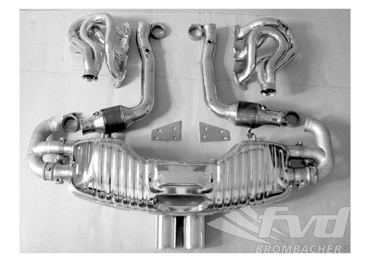Exhaust System Brombacher 987-2/s Boxster, Sound Switch, 200 Ce...