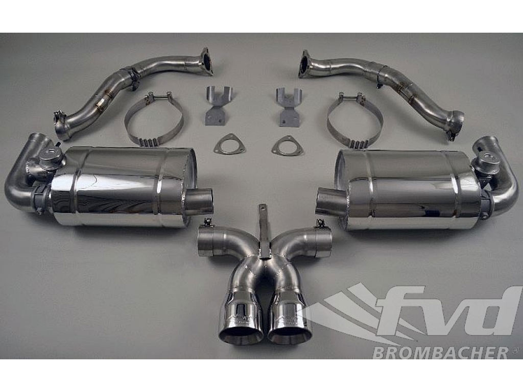 Sport Muffler Polished Edition For 987.2 Boxster/s, 2x90mm Poli...