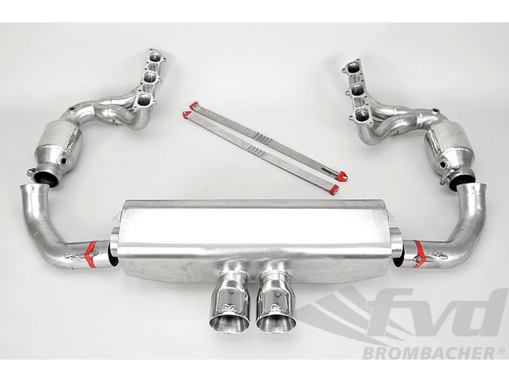 Exhaust System 991.1 Gt3 - Brombacher Edition - 200 Cell Cataly...