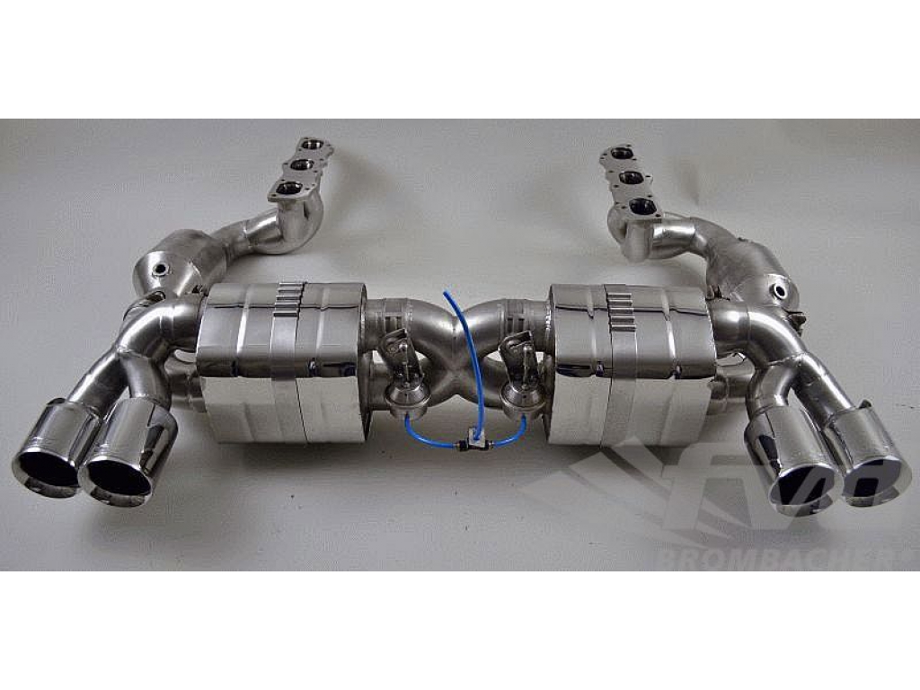 Exhaust System With Valves, 911 3.4 L 2012+ (991) Brombacher Wi...