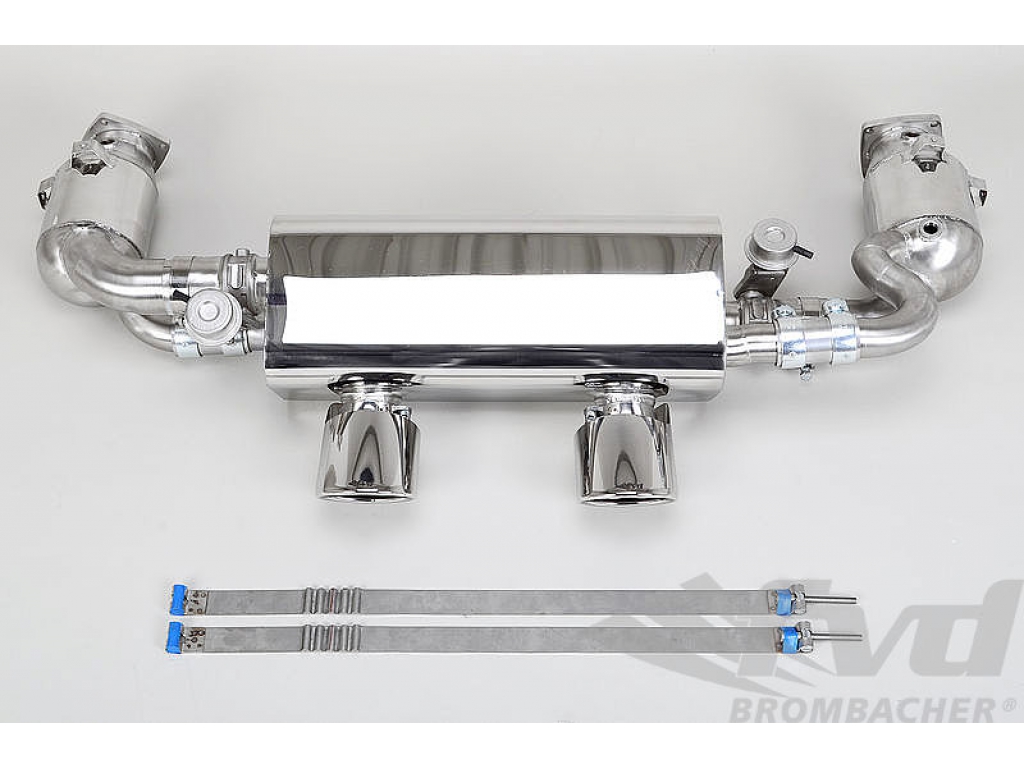 Valved Exhaust System 991.2 - Brombacher Edition - 200 Cell Cat...