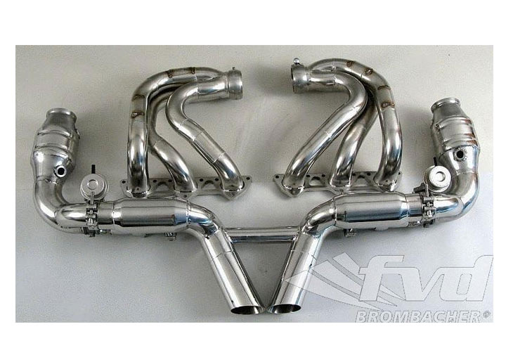 Exhaust System With Valves 997 Gt3/rs Brombacher Incl. Rsr Styl...
