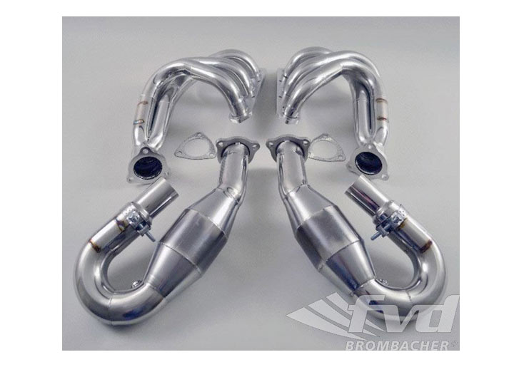 Exhaust System For OEM Sport Mufflers 997 05-08 Headers 63,5mm,...