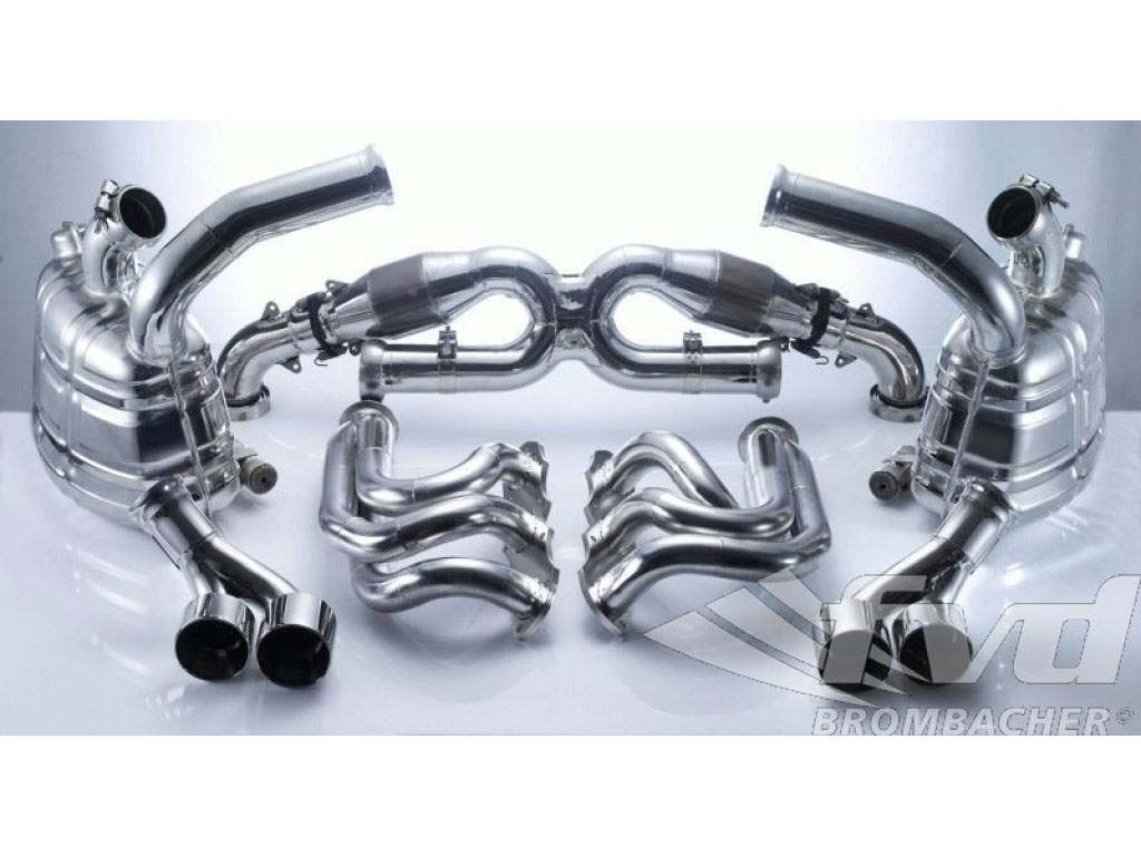 Exhaust System 997 09- Brombacher Soundversion Stainless Steel,...