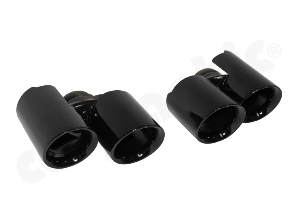 Cargraphic Tailpipe Set Double End Black