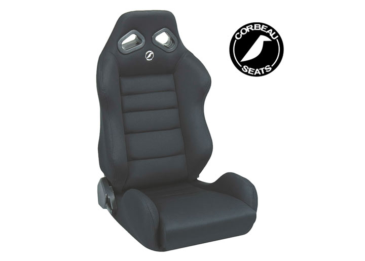Corbeau Trs Black Cloth Seat