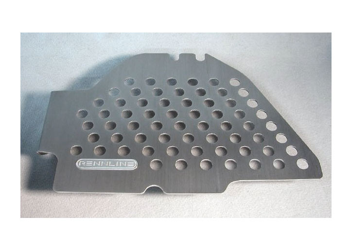Rennline Perforated Floorboard, Passengers Side, Coupe, Silver