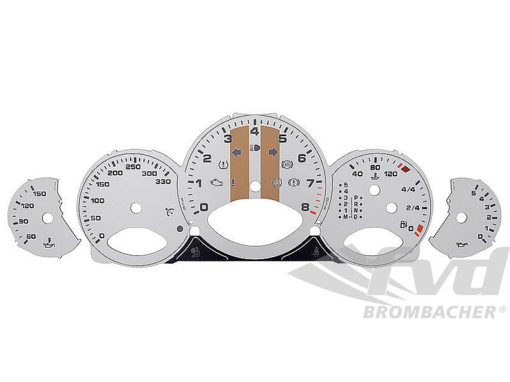 Gauge Faces Silver 997 Km/h, Tiptronic With Classic-look Double...