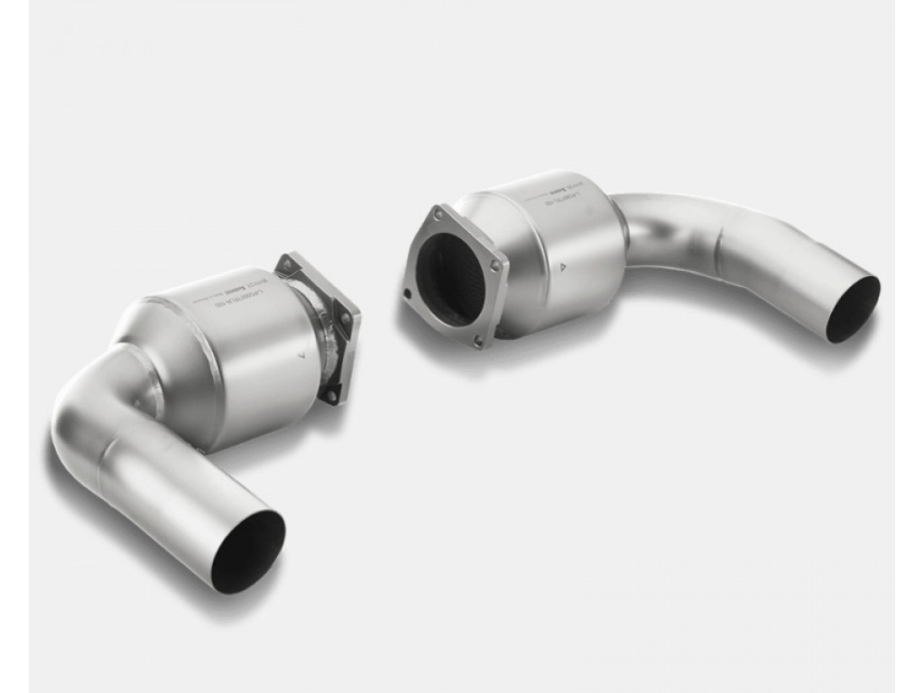 B&b Exhaust Cat Pipes With 4.5inch Oval Tips