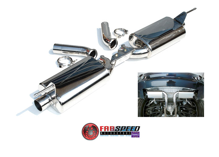Fabspeed Cayenne S Maxflo Performance Exhaust System, Polished ...