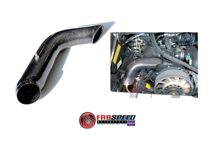 Fabspeed 964 Carbon Fiber Heater Duct Bypass Pipe