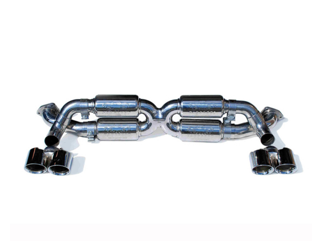 Fabspeed X-pipe Exhaust System With Tips|polished Chrome