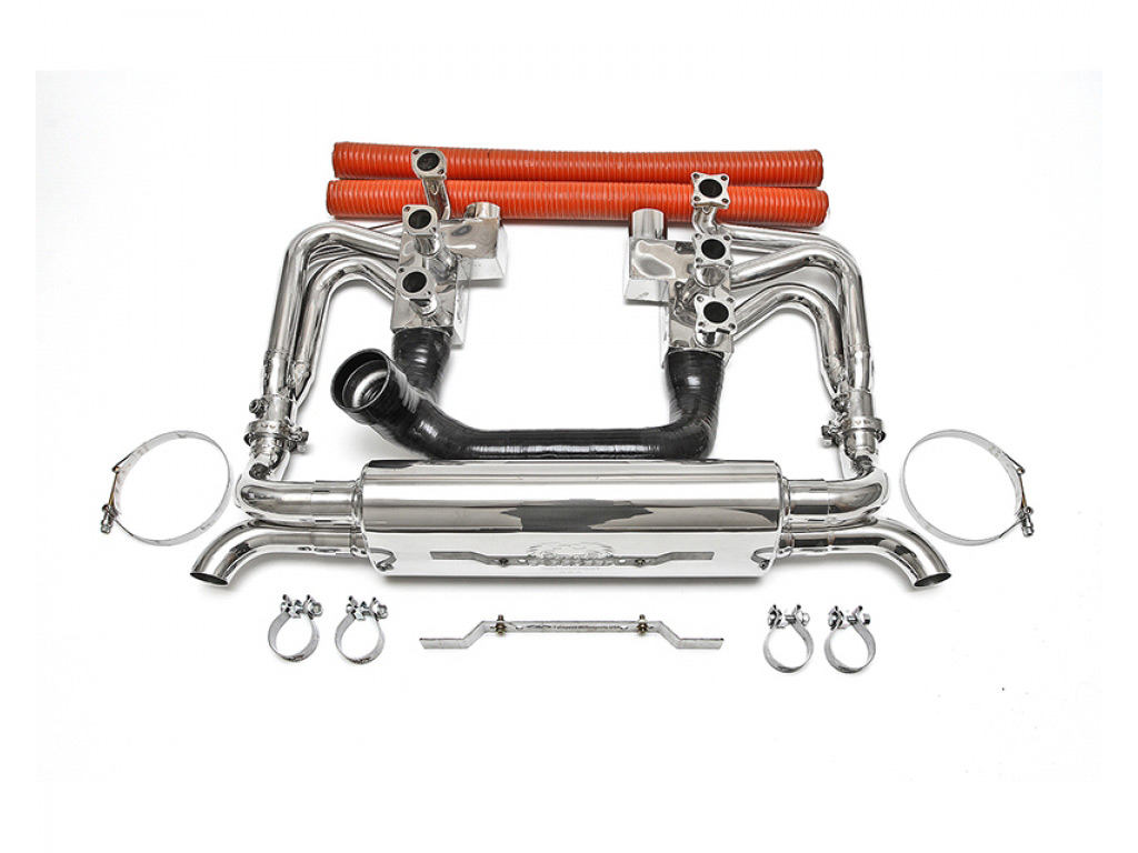 Fabspeed Rsr Header Muffler Kit With Heat Dual Inlet|outlet Muf...