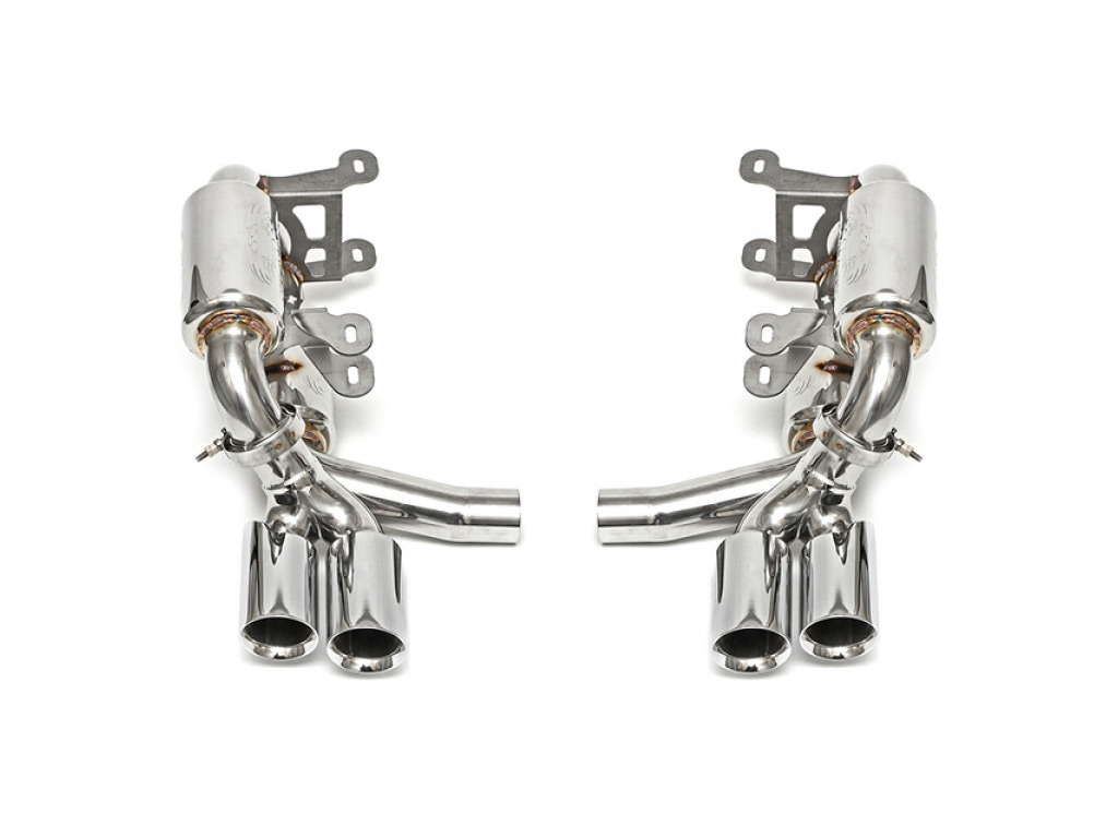 Fabspeed Supercup Exhaust System With Tips|long Polished Chrome