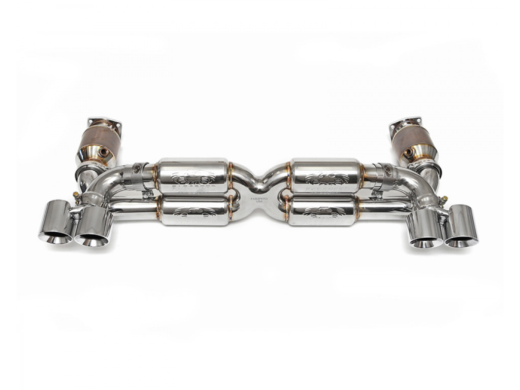 Fabspeed 70mm Supersport Race X-pipe Exhaust System With Tips|b...