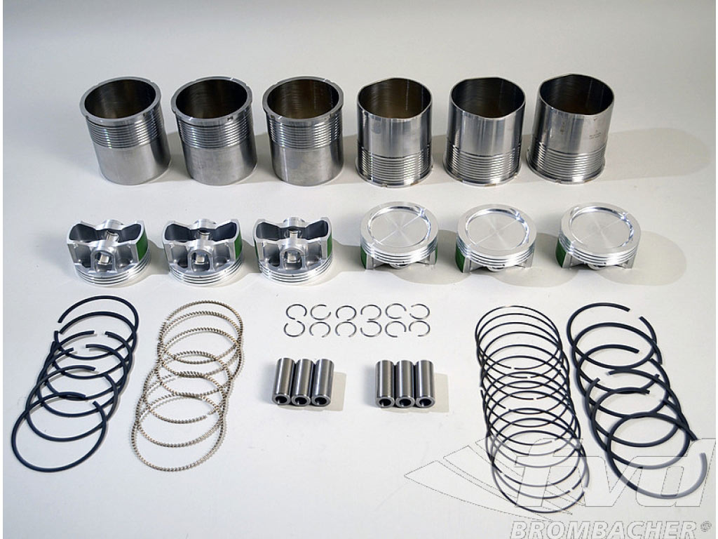 996/997 Turbo 3.9l Pistons & Cylinders, (104mm) (9,4:1cr)
