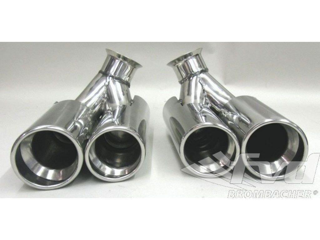 996 Dual Round 91/83mm Tail Pipes (3.6l)