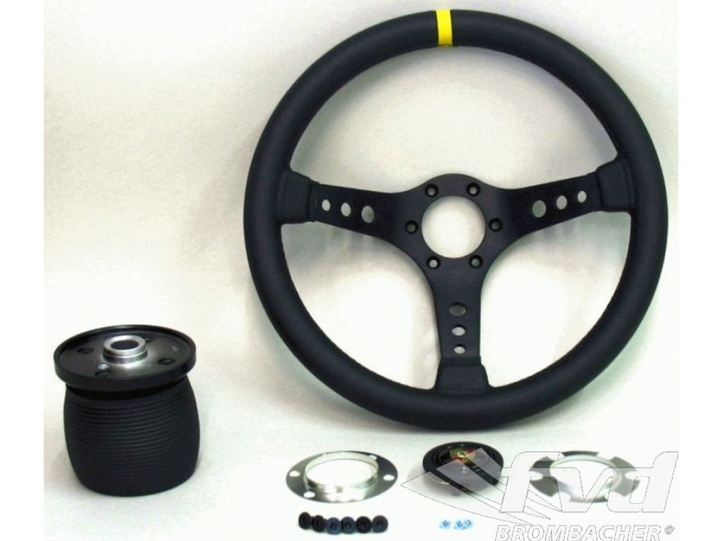 Steering Wheel Kit - Atiwe - Race Series - Black Leather / Blac...