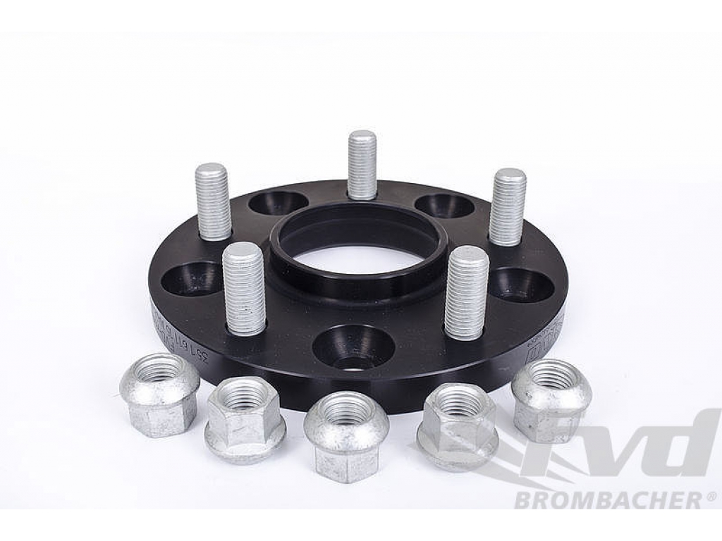 Spacer - 15 Mm - Black - Hub Centric - Sold Individually