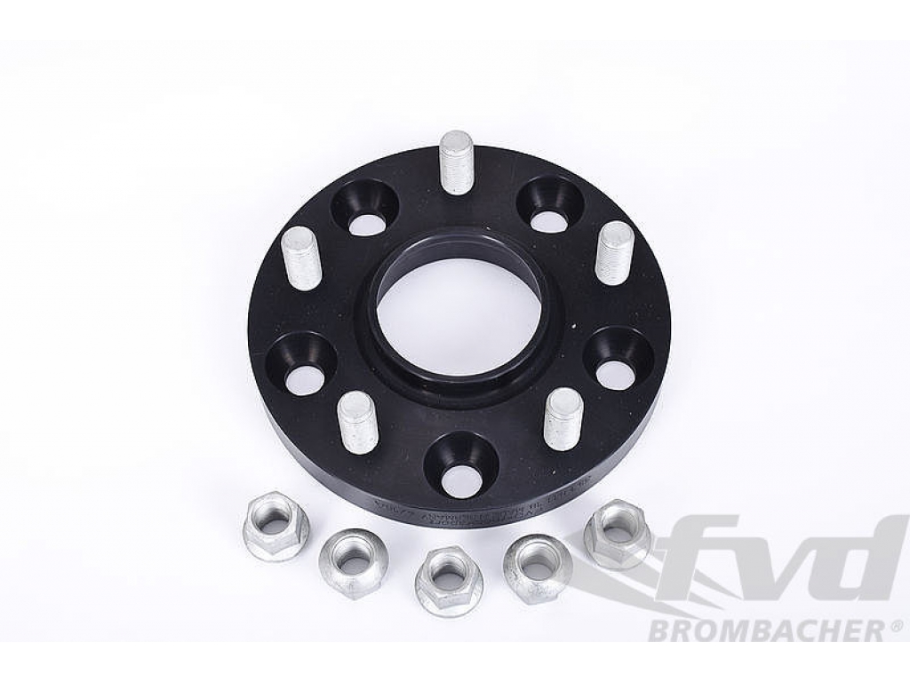Spacer - 18 Mm - Black - Hub Centric - Sold Individually