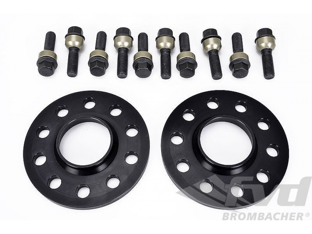 Spacer Set Macan - 12 Mm - Black - Hub Centric - Sold As A Pair