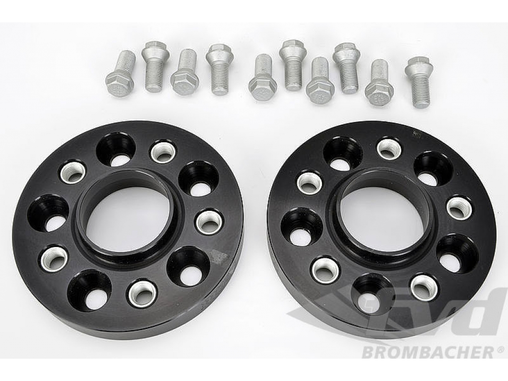 Spacer Set Macan - 22 Mm - Silver - Hub Centric - Sold As A Pair