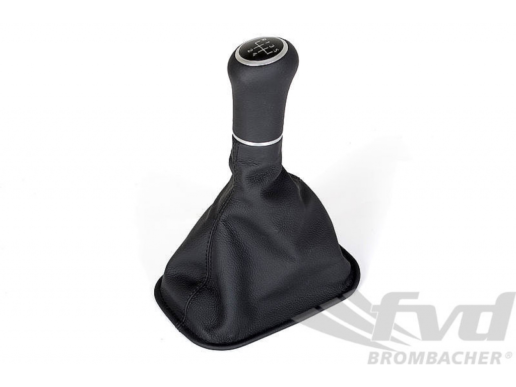 thumbnail image 2 of Custom Leather Shift Knob And Boot Combo With Emblem For Porsche 924, 944, 968, 928 2 of 6