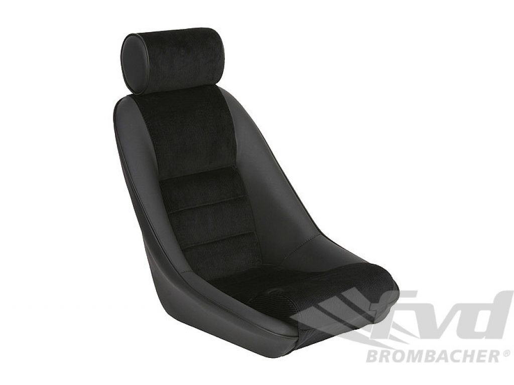 Classic Rs Sport Seat - Black Leather Bolsters / Black Corduroy...