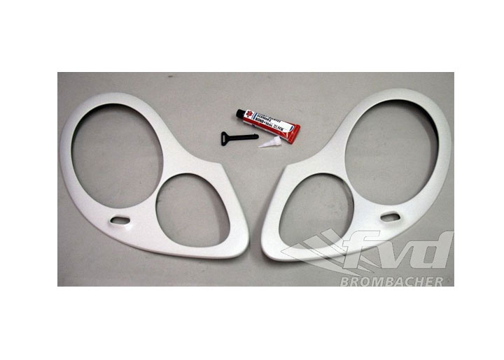 Paintable Headlight Covers (w/ Washer Nozzles) Boxster, 996