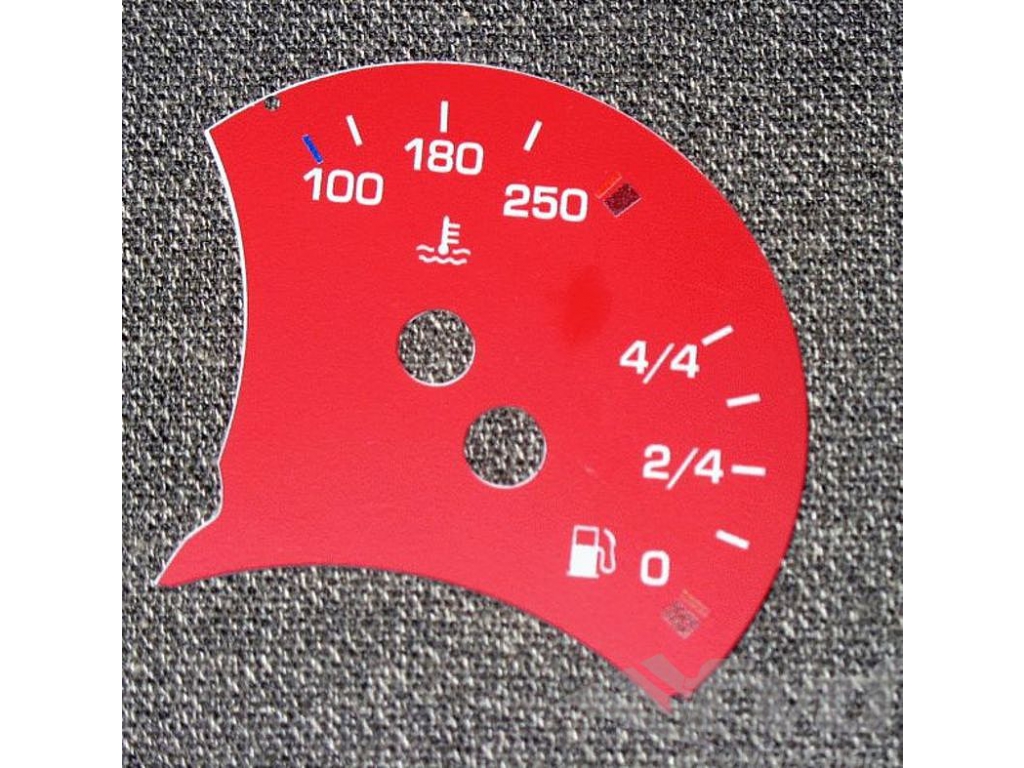 Gauge Face Fuel Tank Red Boxster/996 (without Bc) Us
