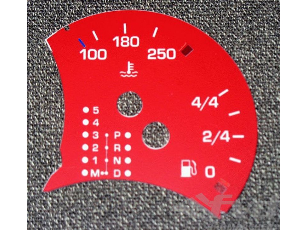 Gauge Face Fuel Tank Red Boxster/996 (without Bc) Us Tiptronic