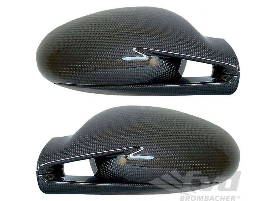 997 Mirror Housing Set Carbon 4 Pieces (upper And Lower)