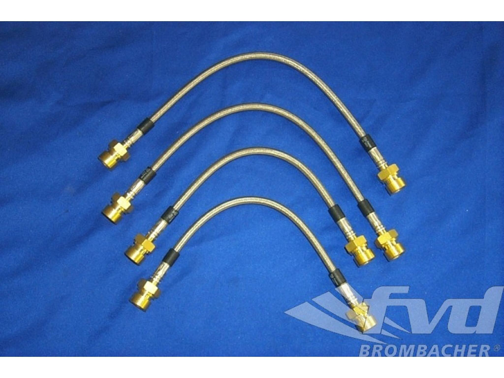 Stainless Brake Lines - 914 (4cyl - 70-76)