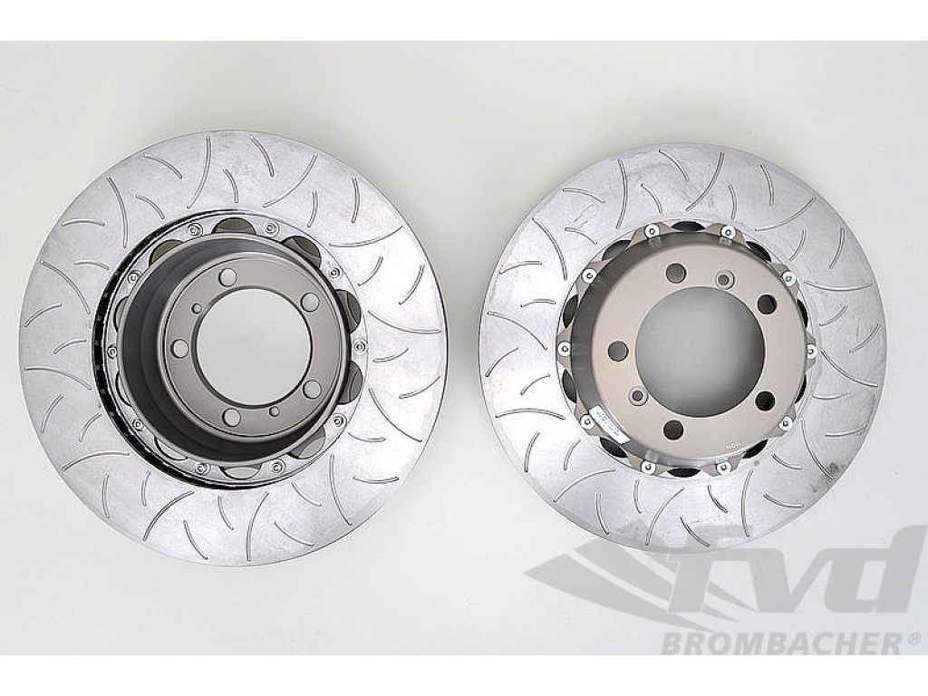 Brembo Type Iii Rotor Set (rear) Slotted 350x28mm Mod 997.2 Gt3...