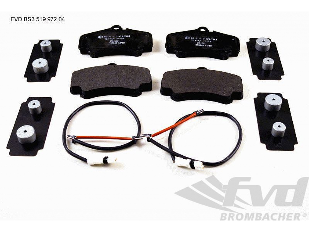Brake Service Kit Front (no Discs!) 997-2 C4s 09-