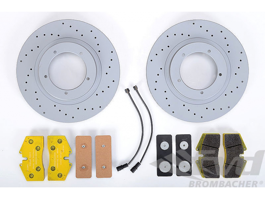 Brake Service Kit Front Sport( Drilled Discs + Pagid Yellow) 94...