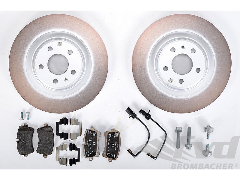 Macan Brake Service Kit Sport - Rear (17 - With Drilled Discs, ...
