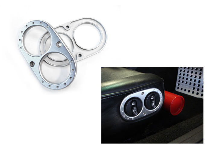 Rennline Seat Switch Bezel Set; With Factory Dual Switch Power ...