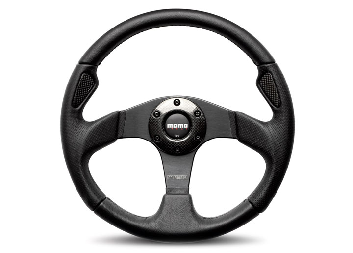 Momo Jet Steering Wheel, Black