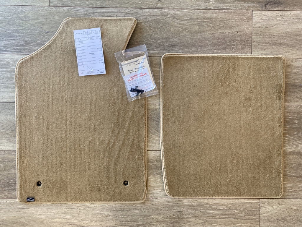 Two Piece 914 Lloyds Mat Set For Your 914 In Tan