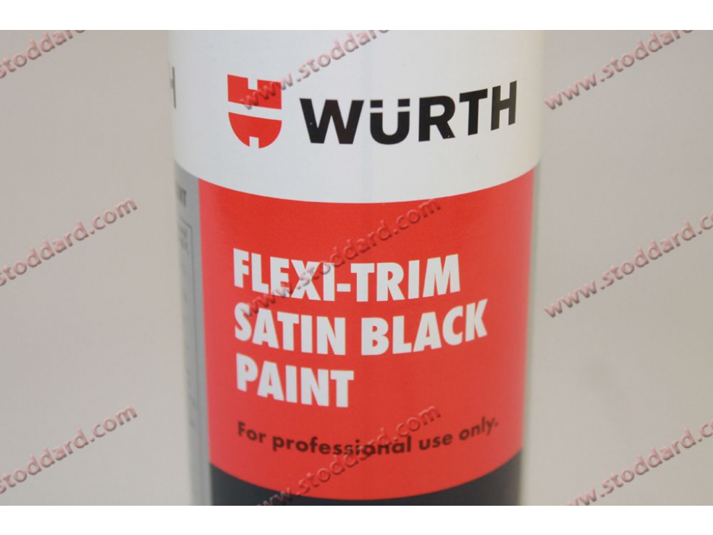 Wurth Flexi-trim Satin Black Flexible Spray Paint.