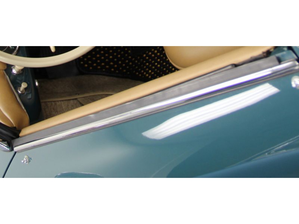 Chrome Door Trim Set (left And Right) For 356a Convertible D An...