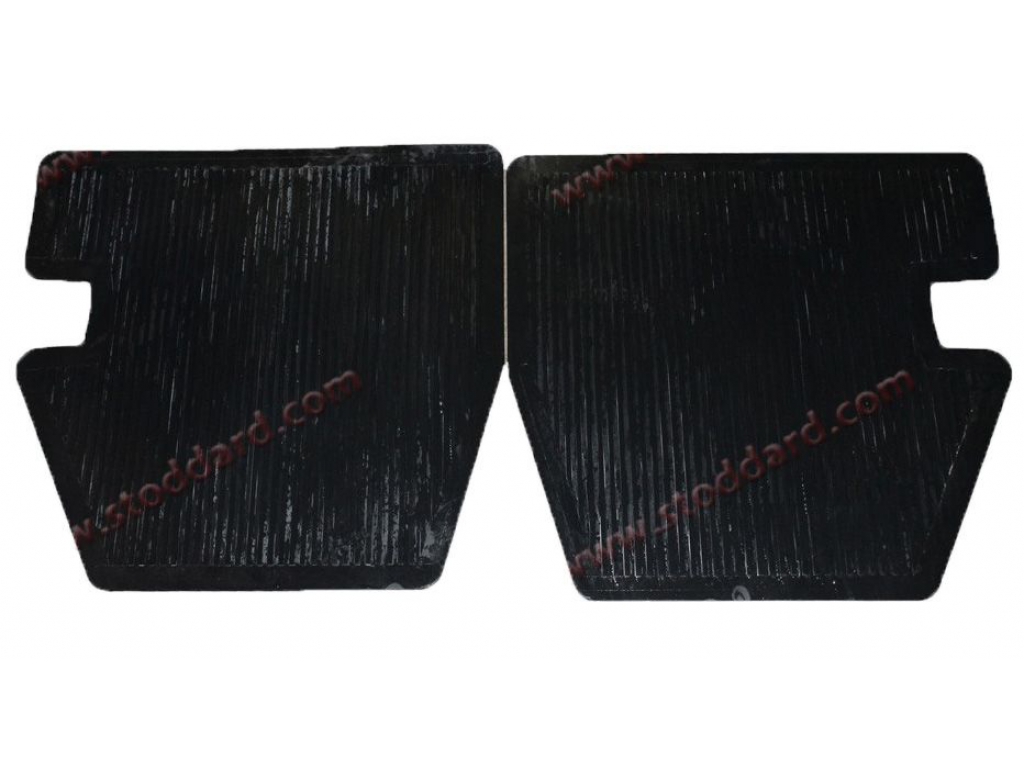 Rubber Rear Floor Mats. Left And Right.