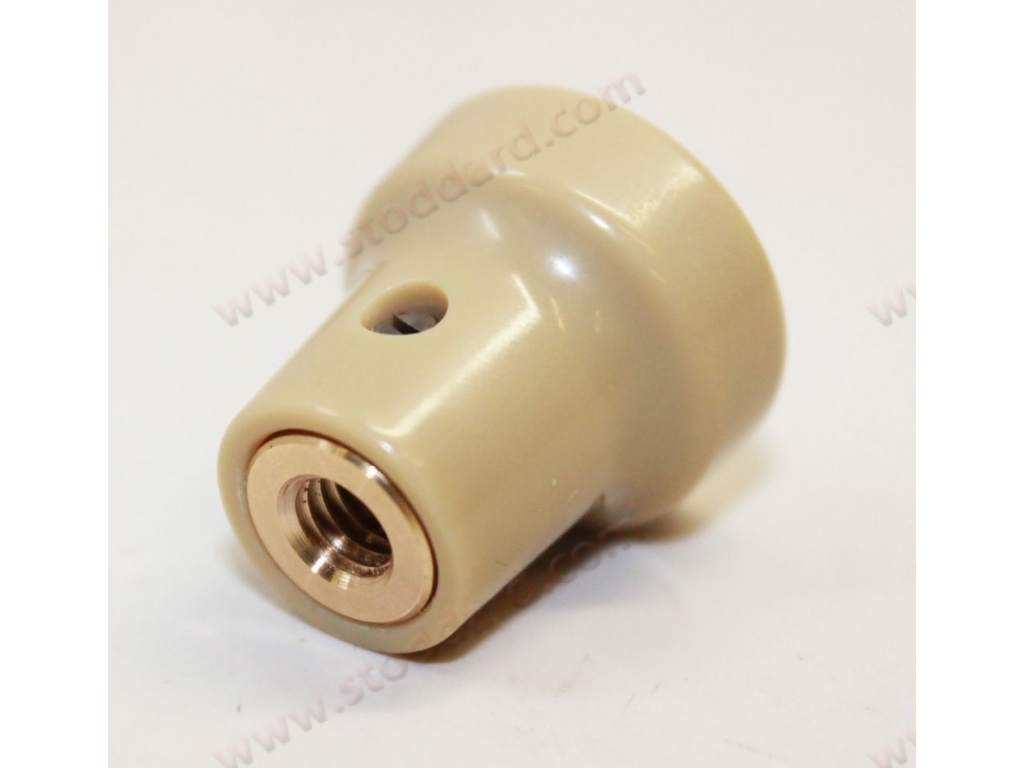 Beige Quarter Window Knob. New German Production. Matched To Nos