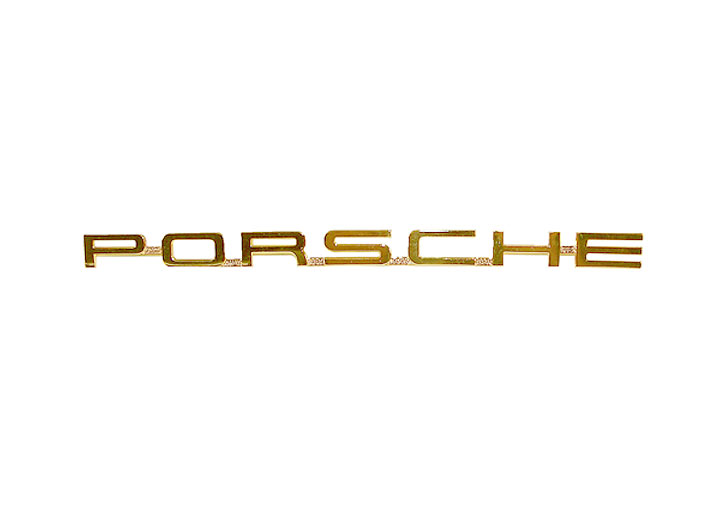 Gold Porsche Emblem (8
