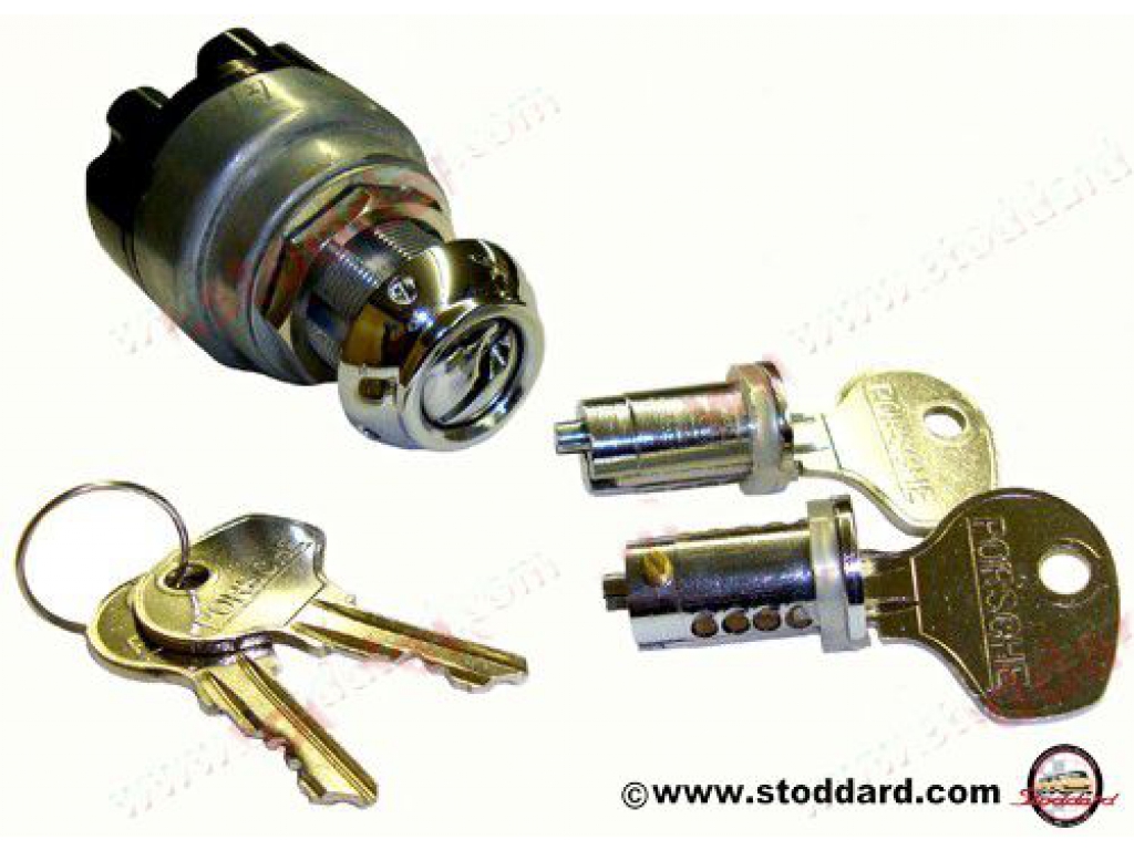 Ignition Switch And Door Lock Set With 4 Keys -