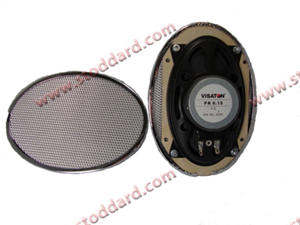 Oval Speaker With Grille
