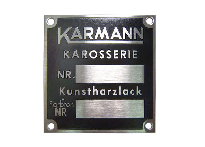 Karmann Body Badge, 356